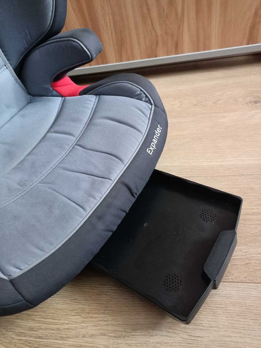 Scaun auto Isofix Kinderkraft Expander, 15-36 kg, gri-negru