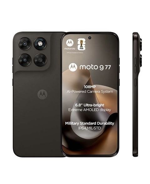 НОВ!!! Motorola G77, 256GB, 8GB RAM, 5G, Black Olive