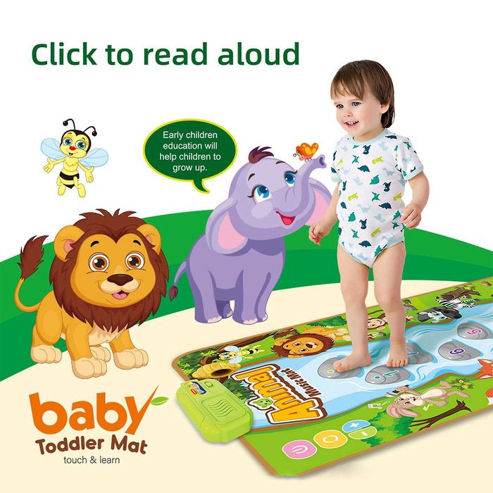 Covoras muzical copii, VALA Animale, cadou copii