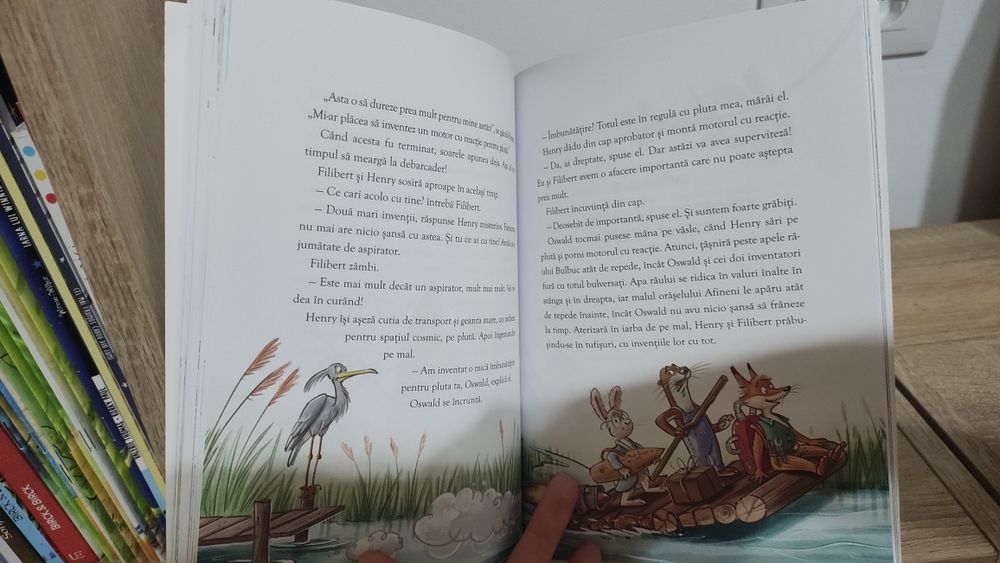 Cărți lectura Villa Fauna + Doi inventatori geniali