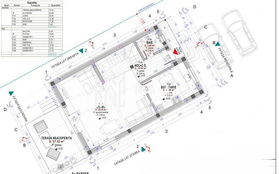 Casa individuala | Constructie noua | 4 camere | Vestem