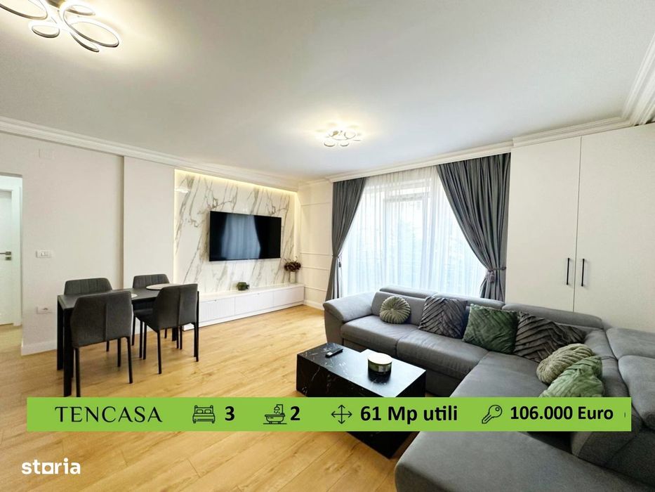 De vanzare, ap 3 cam, et 1, zona Afi, 6 Vanatori - Villa Franca