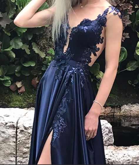 Бална рокля в кралско синьо - В ОТЛИЧНО състояние!