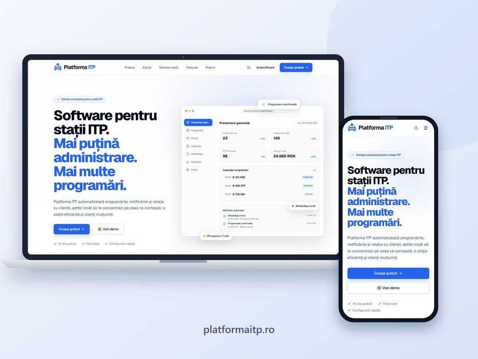 Creare site de prezentare pentru firma ta - NotiAds