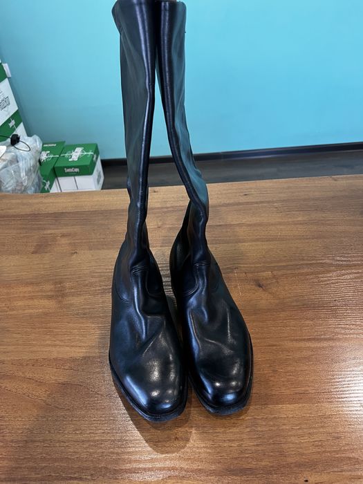 Сапоги кожанные.