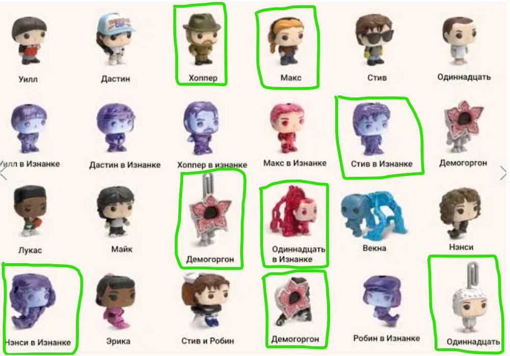 Обмен/продажа фигурок ОСД Kinder Joy