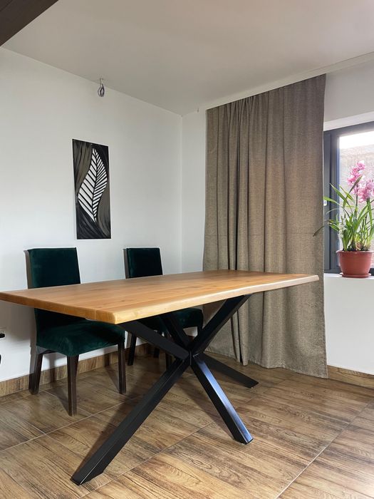 Picior masa, tip spider ..blaturi din stejar