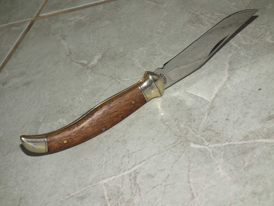 Briceag traditional maghiar Fejesgörbe cu certificat mester Kocsis Ferenc arc decorat