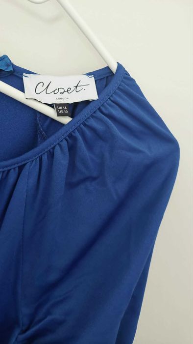 Елегантна синя роклs Closet London UK14 /42-44 EUR