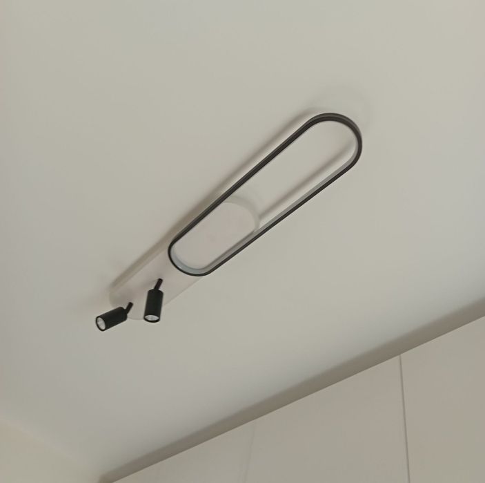 Lustra LED 49W Lumina Rece Calda Neutra 2 Proiectoare Reglabil Acril