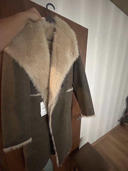 Зимно двулицево палто Zara