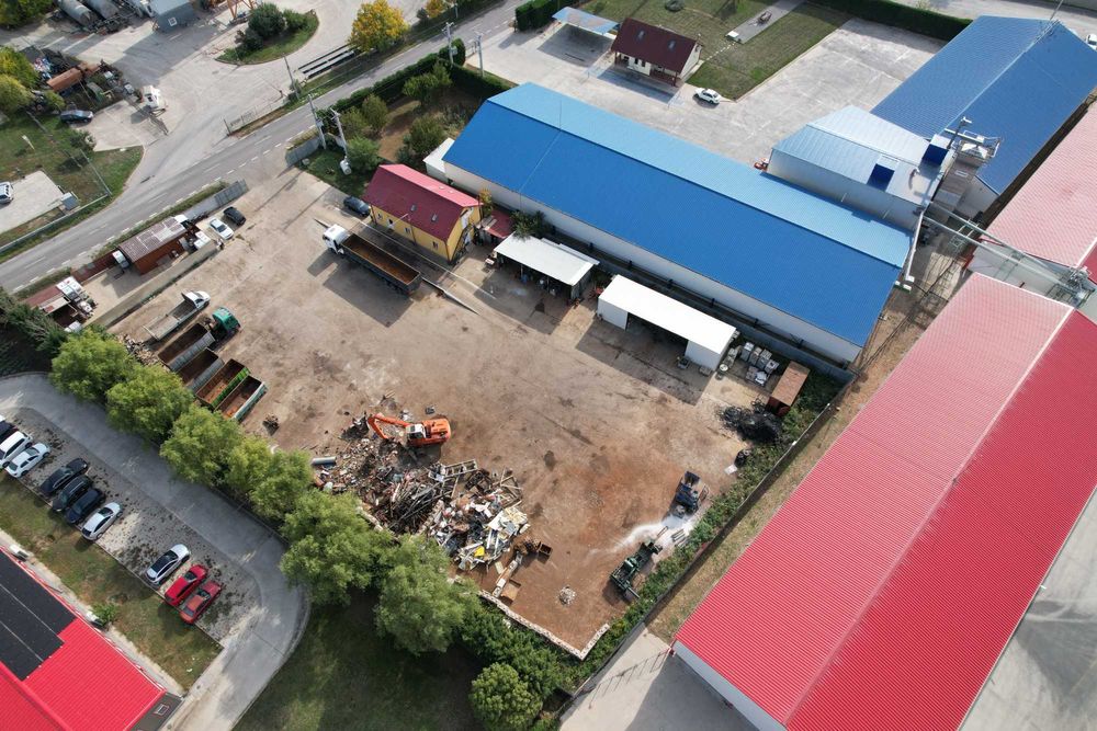 Depozit- Teren 4000 mp, clădire administrativă și facilități, Palota