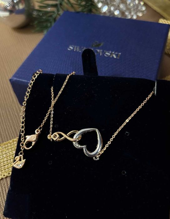 Колие на Сваровски - Infinity heart