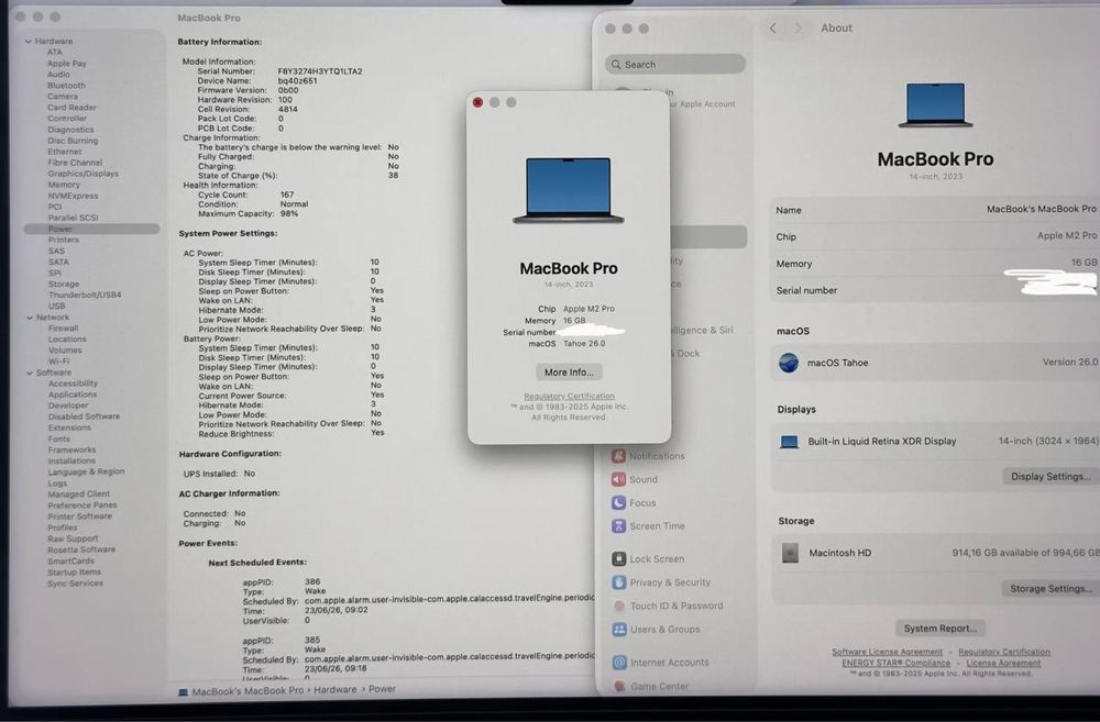 Macbook M2 Pro 2023