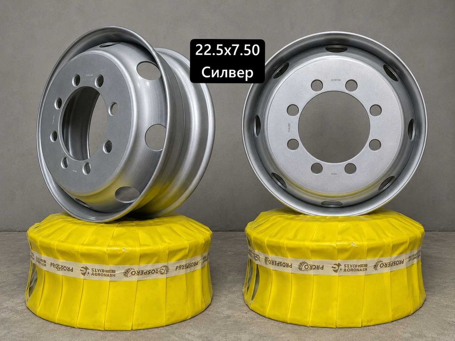 Yuk mashinalari uchun turli o‘lchamdagi diskalar 22.9x11.75, 22.5x9.00