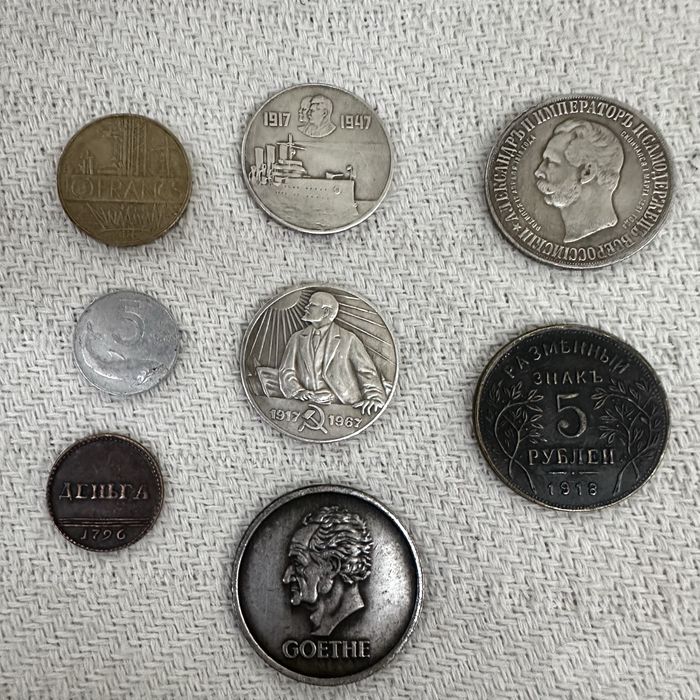 Монета копия из металла