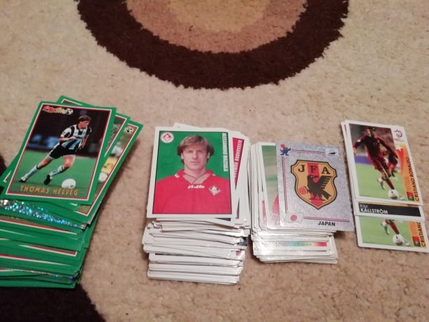 Abțibilduri stikere cu diverși fotbaliști anii '90...200 de bucati