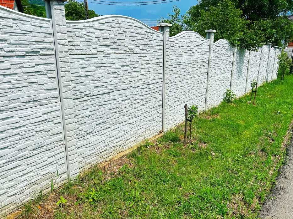 Gard plăci beton Focșani Vrancea Sego - Prefabricate durabile