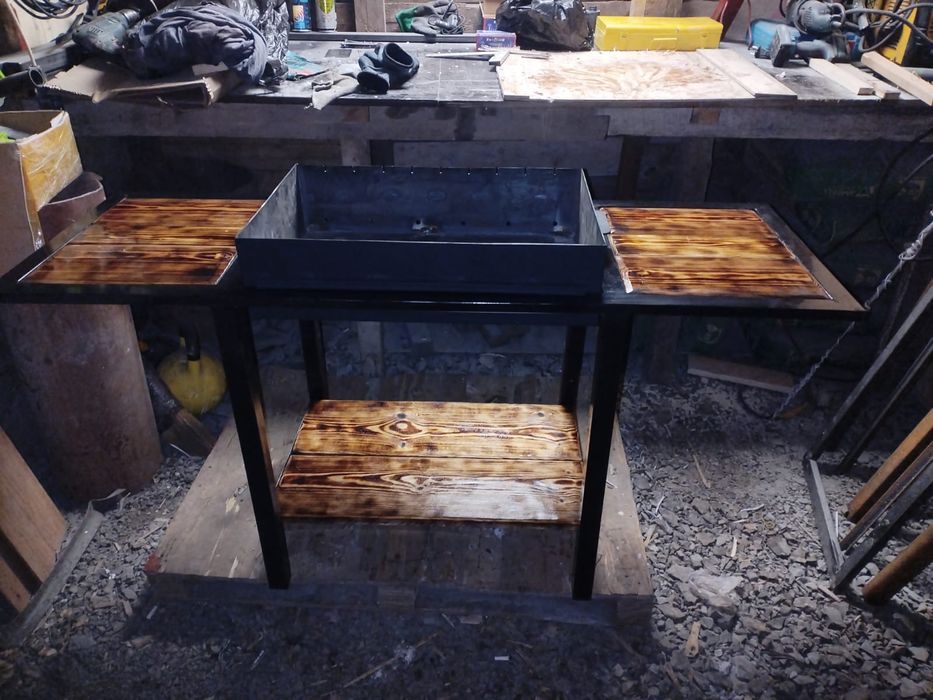 Мангал - стол ручная работа.