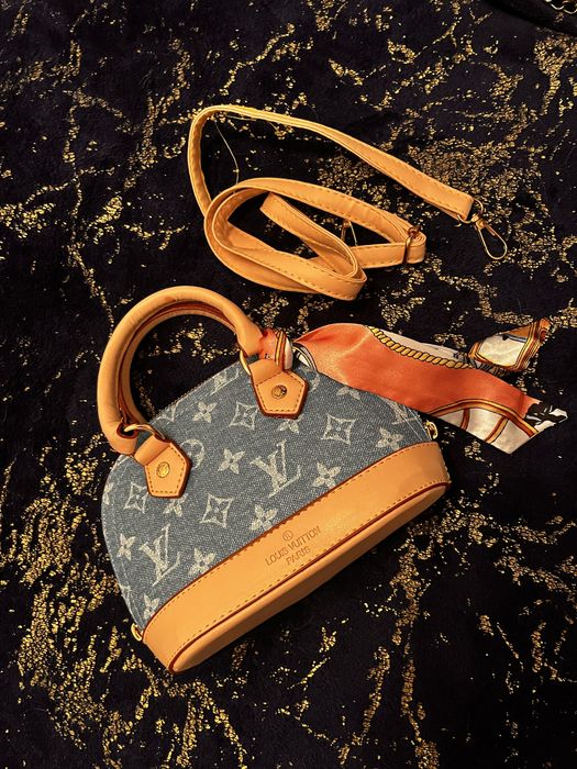 geanta mini LV din denim