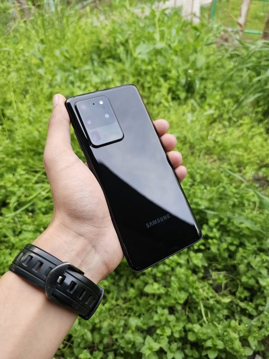 Samsung Galaxy S20 Ultra. Snapdragon 5G. Black 12/256 GB. Ime o'tkan