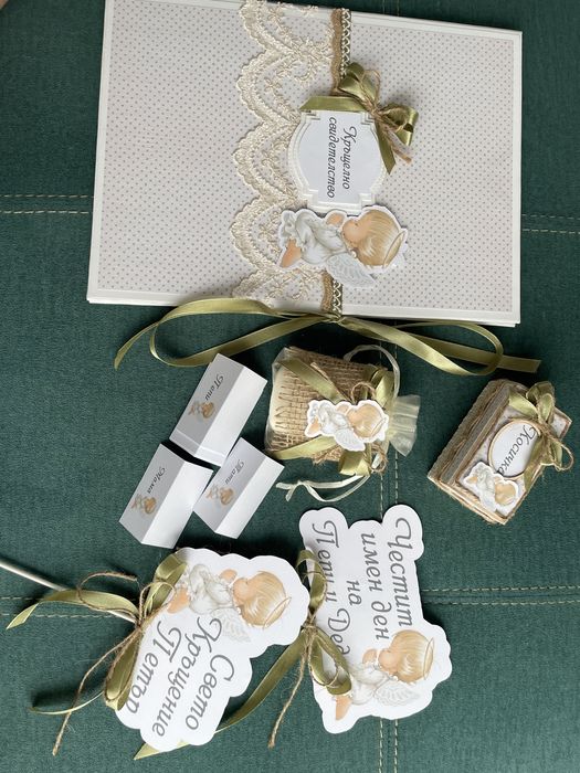 Аксесоари за кръщене. Подаръчета за гостите