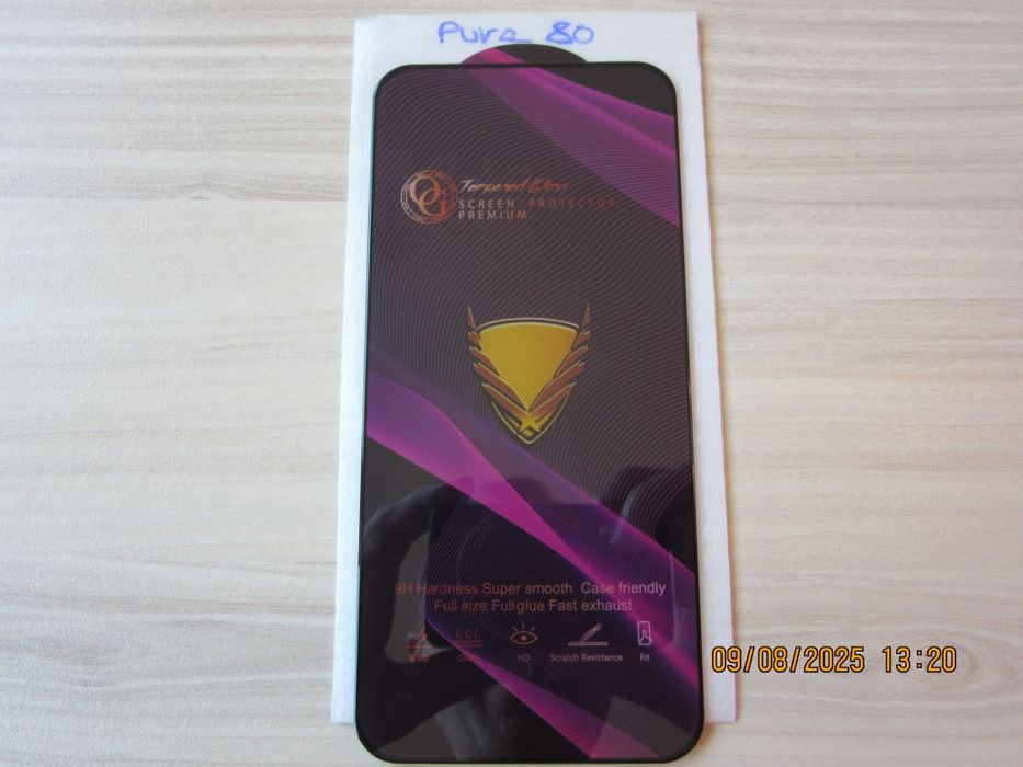 Huawei Pura 80 / Pura 70 / OG PREMIUM Full Glue Стъклен протектор