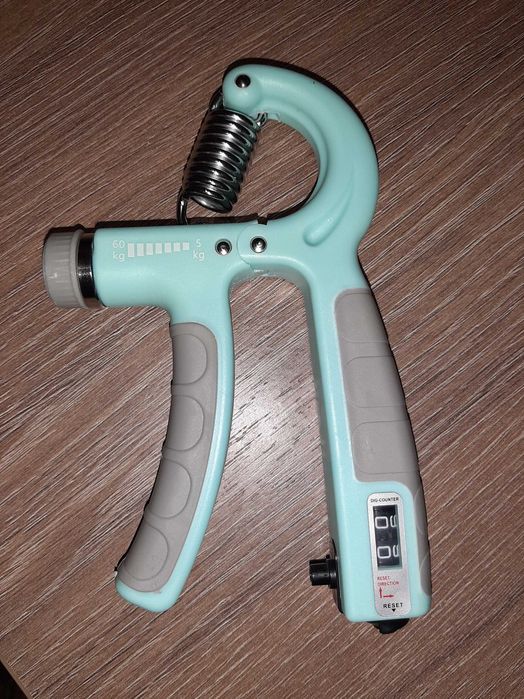 Hand grip electronic 5-60kg-counter și afișaj mecanic