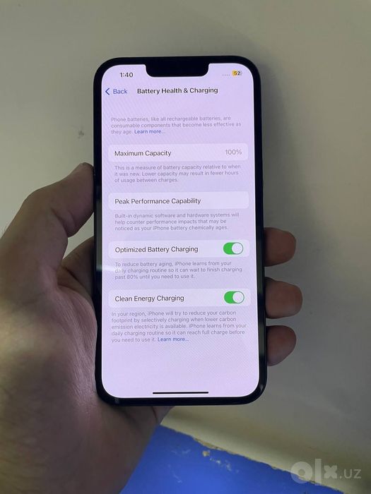 iPhone 13 ko‘k, ideal holatda
