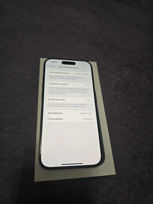Vand/Schimb Iphone 15 pro/ 128 gb/cutie