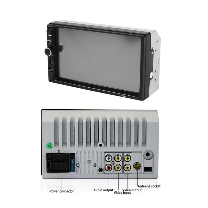 Магнитола 7 "дюймовой c камерой заднего хода 1080P Full HD