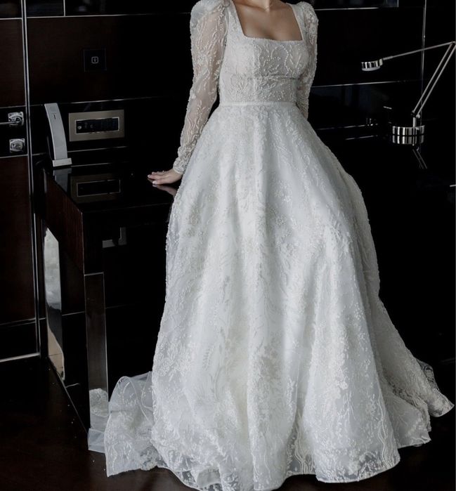 Свадебное платье, размер S-M (38)