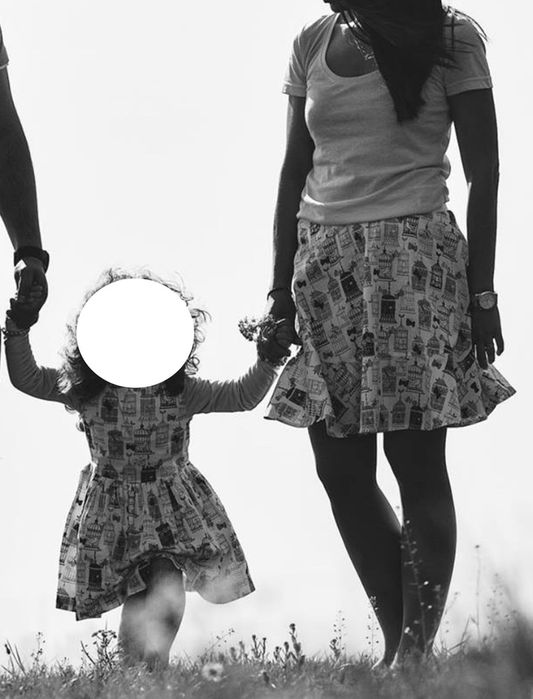 Set mama-fiica (fusta si rochita)