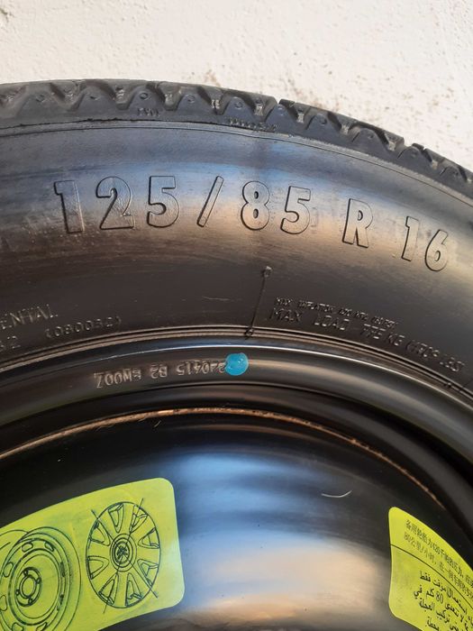 Roata rezerva SLIM R16 PEUGEOT 2008, 308, 3008,CITROEN C4,DS3,DS4,OPEL