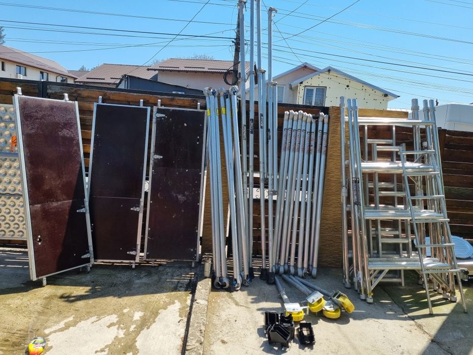 Schela aluminiu turn mobil Boss Ladderspan Mobile Towers 3T Urlati • OLX.ro