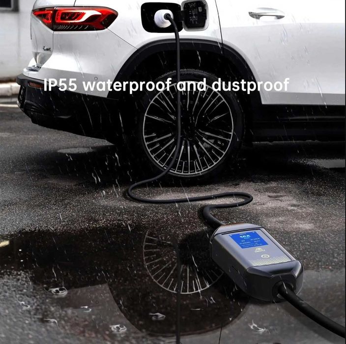 Преносимо зарядно Type 2 за електрически автомобили 4 метра, 540