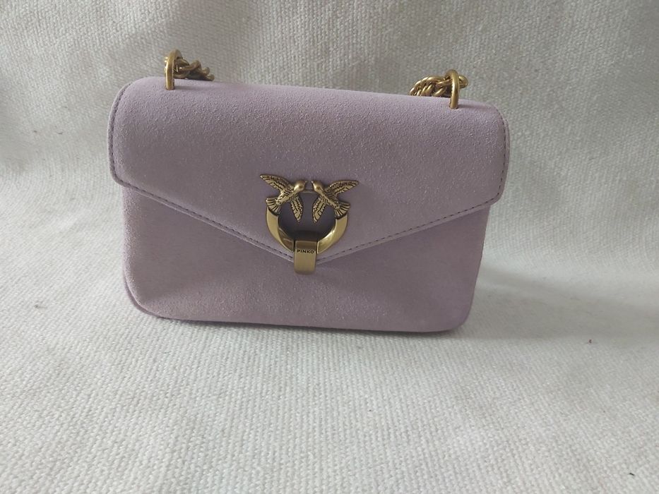 Чанта Pinko Cupido велур