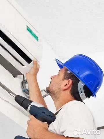 Установка монтаж кондиционера 25000