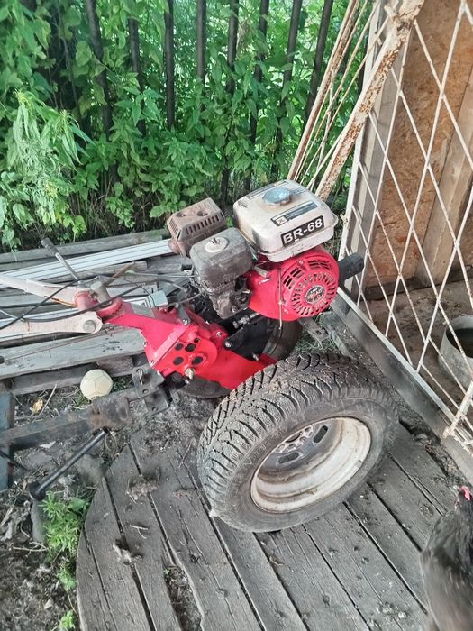 Мотоблок с прицепом