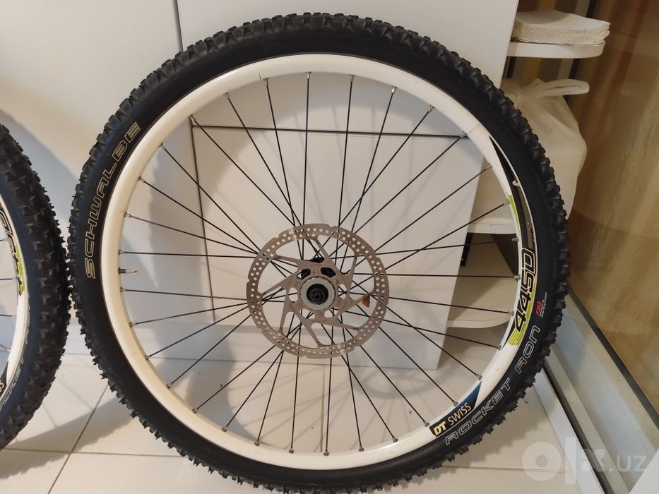 Колеса DT Swiss 445D 26' , втулки Deore, спицы оригинальные DT swiss.