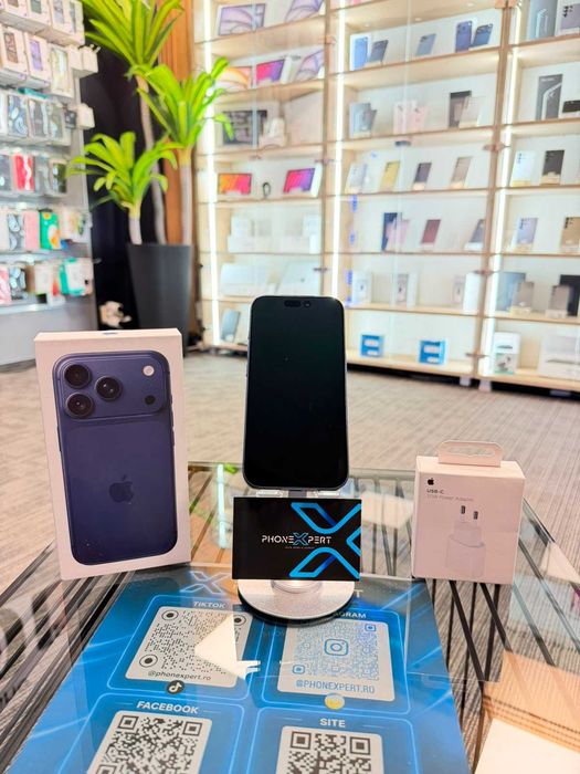 PhoneXpert SH - iPhone 17 Pro 256GB Deep Blue Excelent - Garantie 12 luni #60013