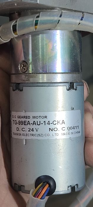 Шаговый двигатель с редуктором, для оборудования