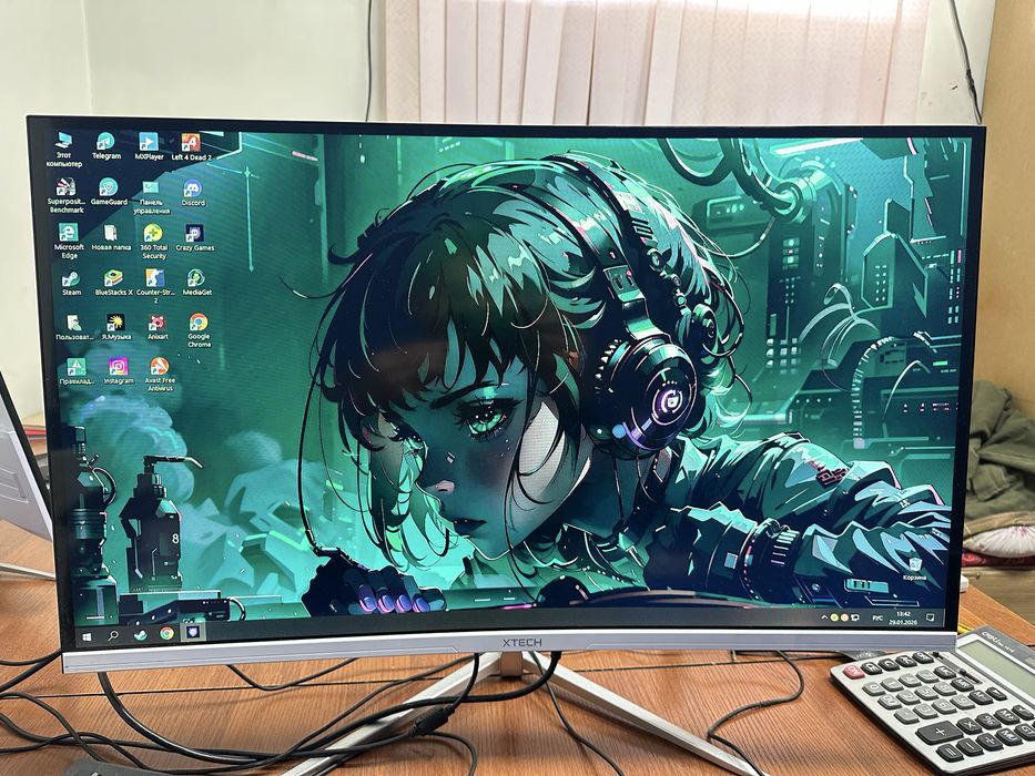 монитор XTech 32  75 hz