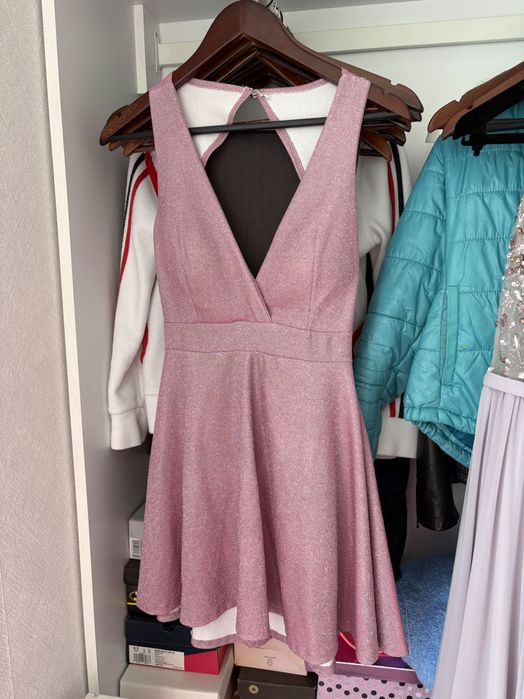 Официална рокля с брокат