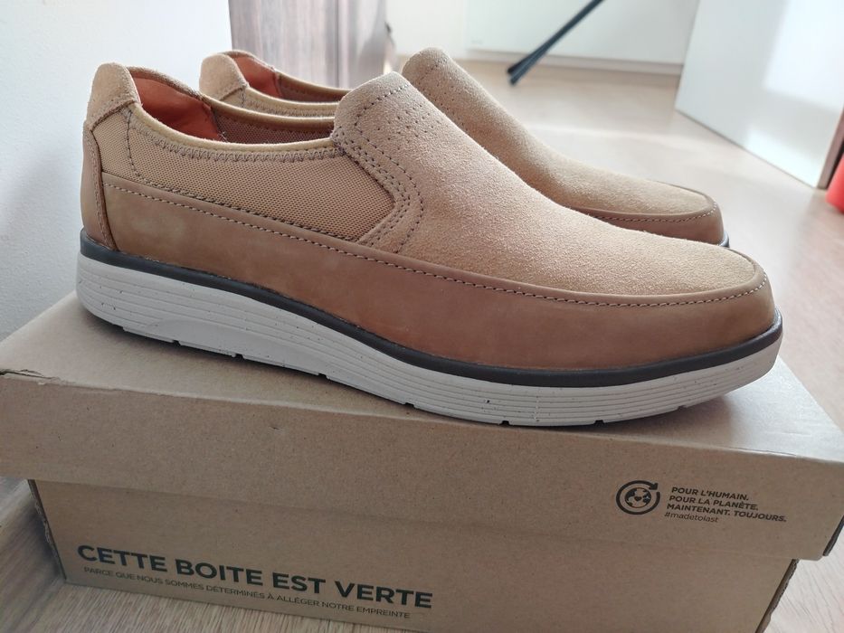 Clarks мокасини 45 номер широки