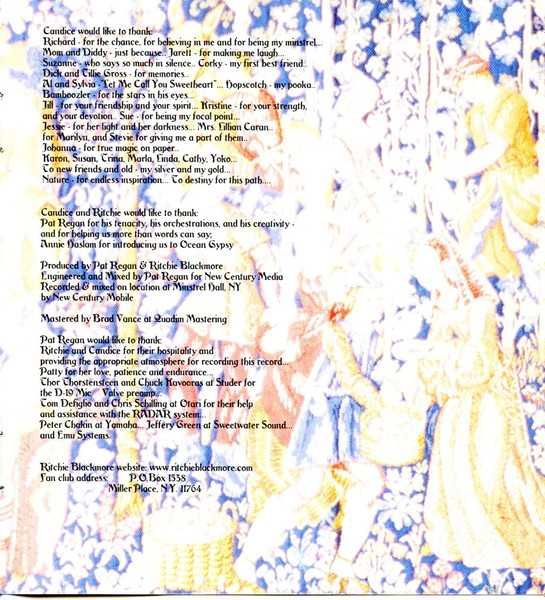 CD Blackmore's Night - Shadow of the Moon 1997