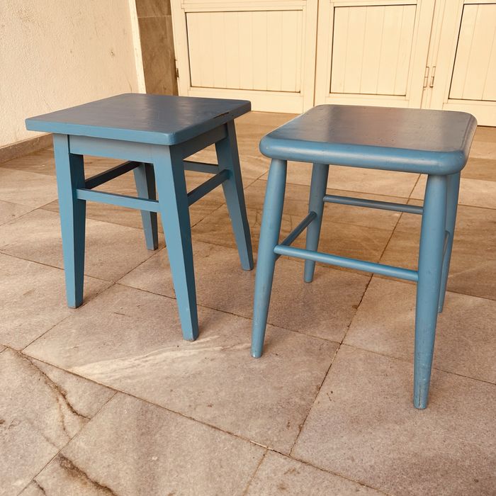 Винтидж скандинавски табуретки (1970–1990 г.)