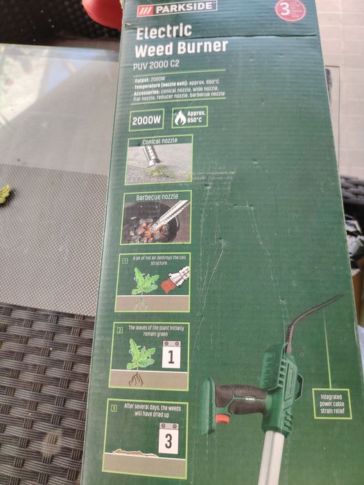 Уред за плевене с топлина.