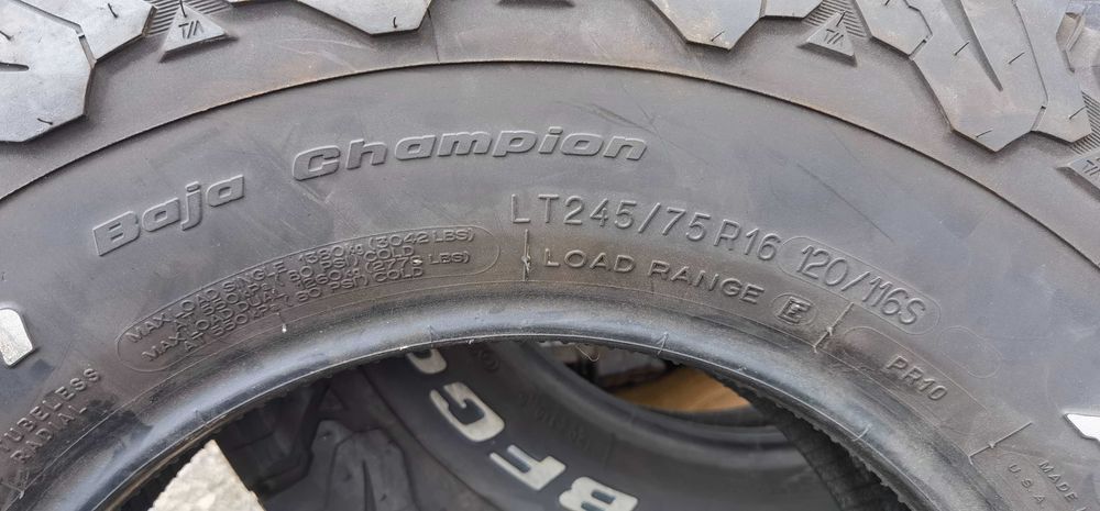 Чисто НОВИ BFGOODRICH 245/75R16 120/116S TL ALL-TERRAIN T/A KO2