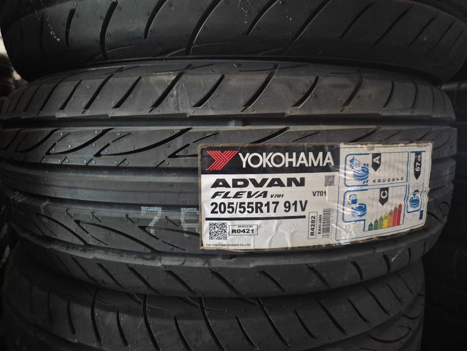 4 Anvelope de VARA - 205/55/17 91V - YOKOHAMA Advan Fleva - NOI - DOT 2020 ! SUPER PRET !